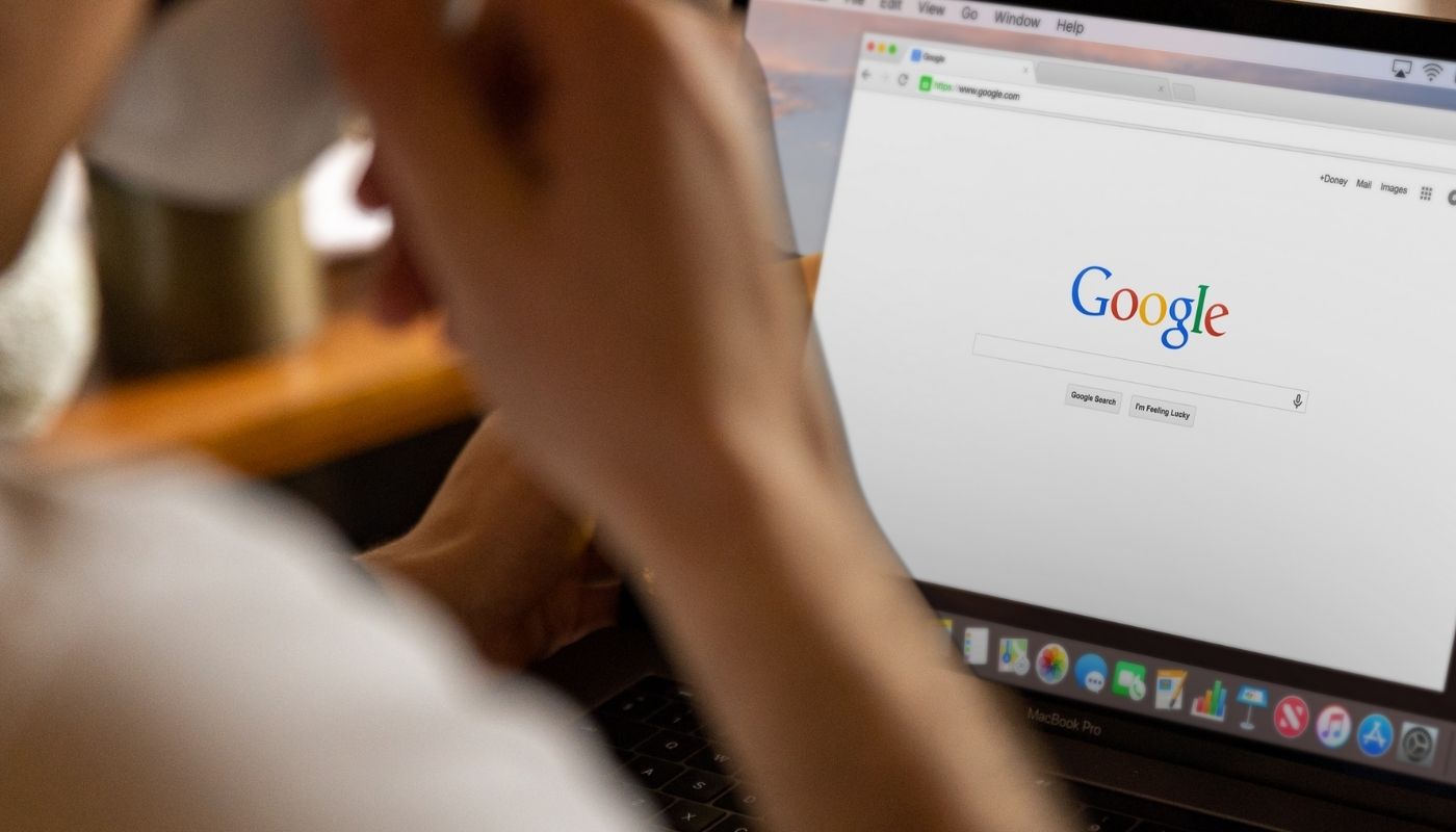 man looking at a screen. Studio B612 can help with SEO or Search Engine Optimization